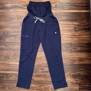 FIGS Yola Marernity Skinny Scrub Pants XS Navy